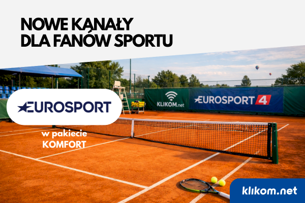 Nowe kanały w Klikom.net: Eurosport 3 i Eurosport 4